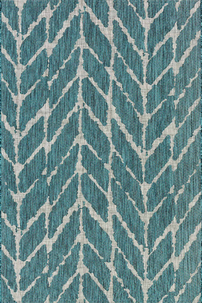 Loloi Isle Ie-02 Teal / Grey Power Loomed Area Rugs