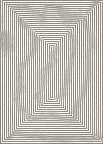 Loloi In/out Io-01 Grey Braided Area Rugs