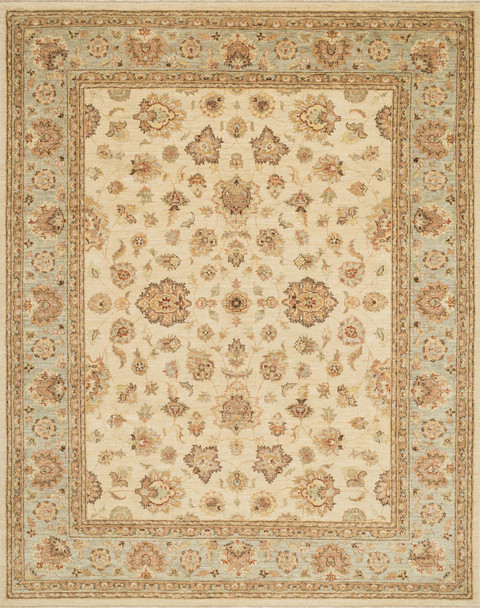 Loloi Majestic Mm-07 Ivory / Blue Hand Knotted Area Rugs