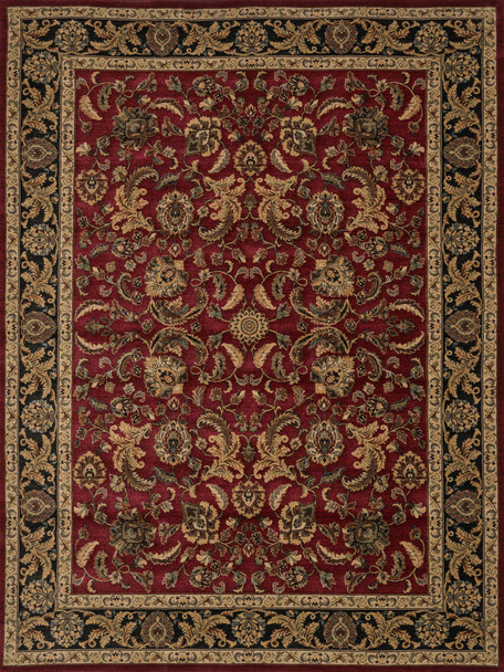 Loloi Stanley St-01 Red / Charcoal Power Loomed Area Rugs