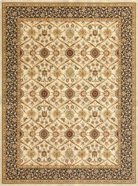 Loloi Stanley Power Loomed St-12 Beige / Expresso 2'-0" X 3'-0" Rectangle
