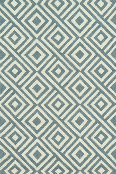 Loloi Venice Beach Vb-02 Slate / Ivory Hooked Area Rugs