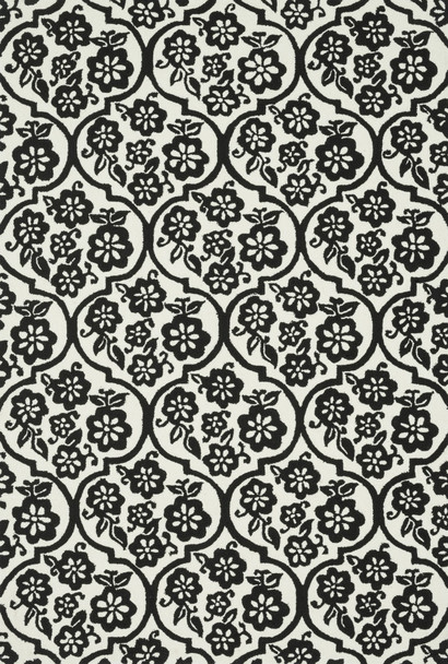 Loloi Venice Beach Hooked Vb-15 Ivory / Black 5'-0" X 7'-6" Rectangle
