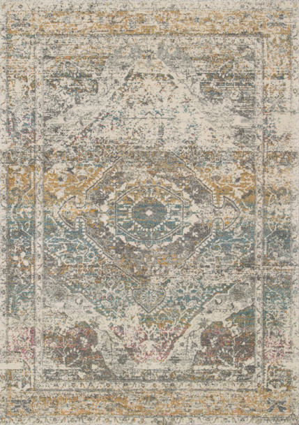 Loloi Zehla Zl-05 Stone / Stone Power Loomed Area Rugs