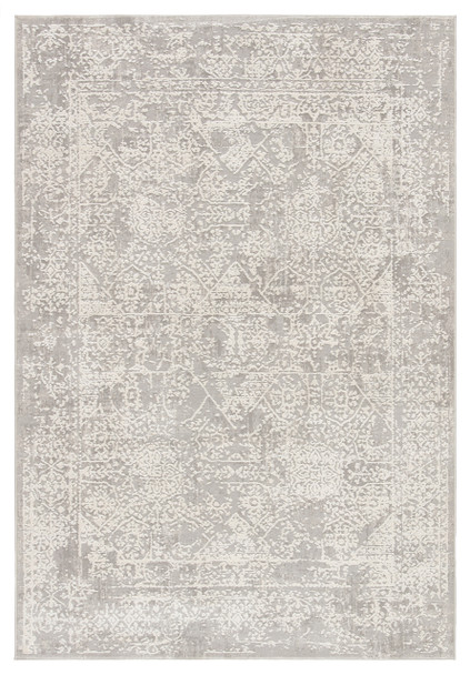 Jaipur Living Lianna CIQ04 Abstract Gray Power Loomed Area Rugs