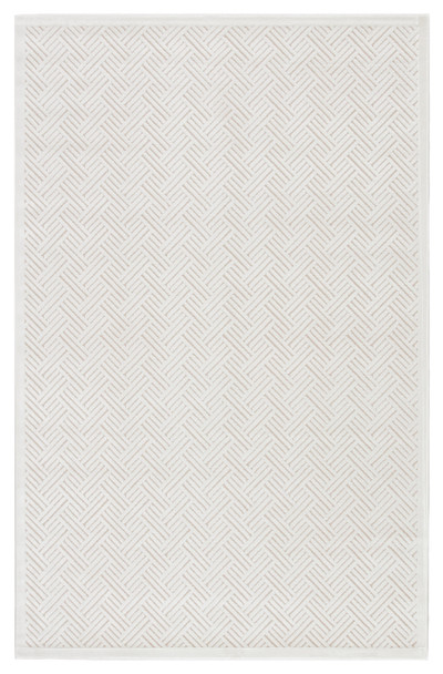 Jaipur Living Thatch FB44 Geometric White Power Loomed Area Rugs