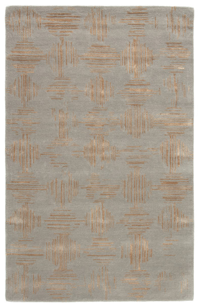 Jaipur Living Banister GES15 Geometric Gray Hand Tufted Area Rugs