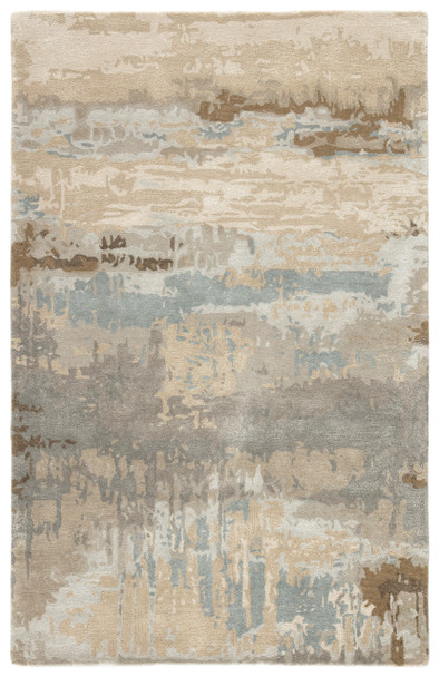 Jaipur Living Benna GES32 Abstract Brown Hand Tufted Area Rugs