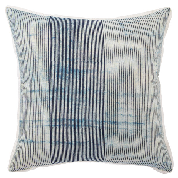 Jaipur Living Alicia ROV03 Stripes Blue Pillows