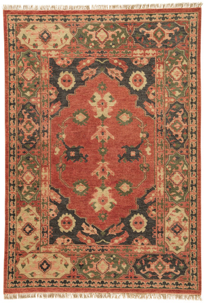 Jaipur Living Azra VBA02 Floral Red Hand Knotted Area Rugs