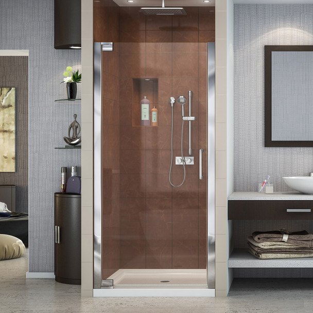 Dreamline Elegance 35 3/4 - 37 3/4 In. W X 72 In. H Frameless Pivot Shower Door - SHDR-4135720