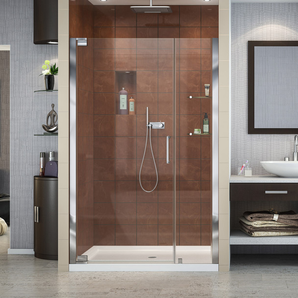 Dreamline Elegance 42 1/2 - 44 1/2 In. W X 72 In. H Frameless Pivot Shower Door - SHDR-4142720