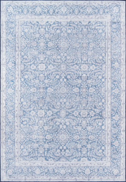 Momeni Afshar AFS-8 Blue Machine Made Area Rugs