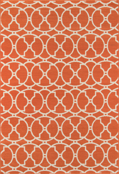 Momeni Baja BAJ11 Orange Machine Made Area Rugs