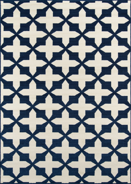Momeni Baja BAJ12 Navy Machine Made Area Rugs