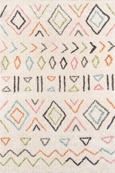 Novogratz Bungalow BUN-8 Ivory Table Tufted Area Rugs