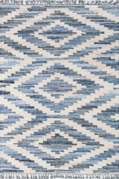 Novogratz California CAL-2 Blue Hand Woven Area Rugs