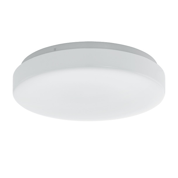 Eglo 1x10.8w Led Ceiling Light W/ White Plastic Cover - 93639A