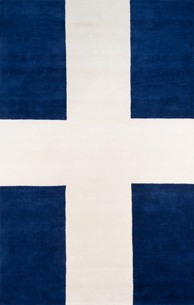 Novogratz Delmar DEL-7 Navy Hand Tufted Area Rugs