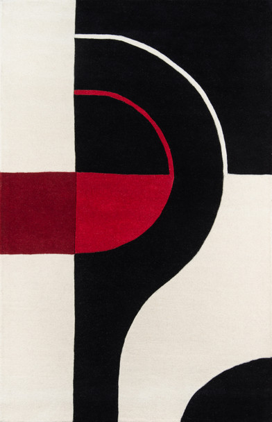 Momeni Delhi DL-22 Black Hand Tufted Area Rugs