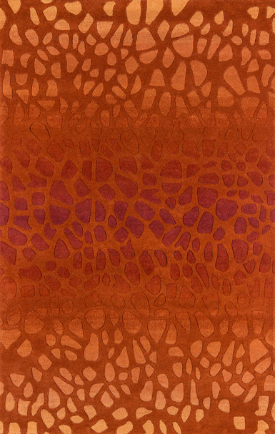 Momeni Delhi DL-33 Paprika Hand Tufted Area Rugs