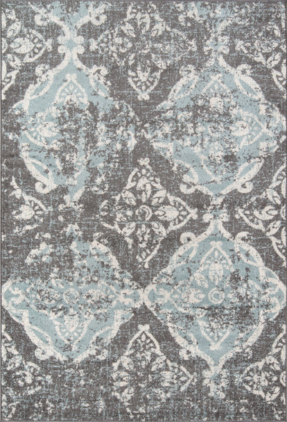 Momeni Ellsworth ELL-2 Grey Machine Made Area Rugs