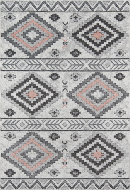 Momeni Haley HAL11 Grey Machine Made Area Rugs