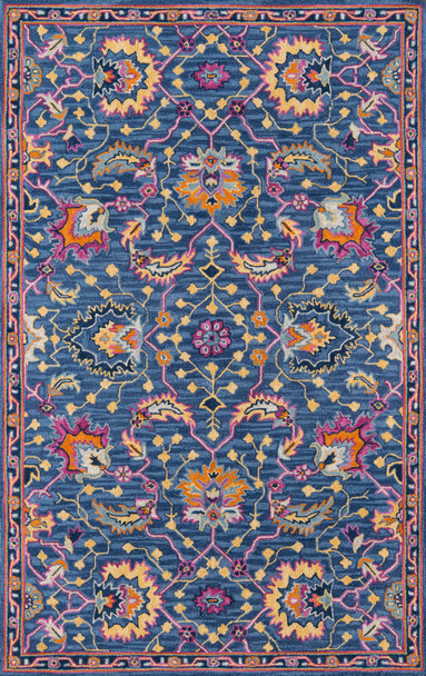 Momeni Ibiza IBI-3 Blue Hand Tufted Area Rugs