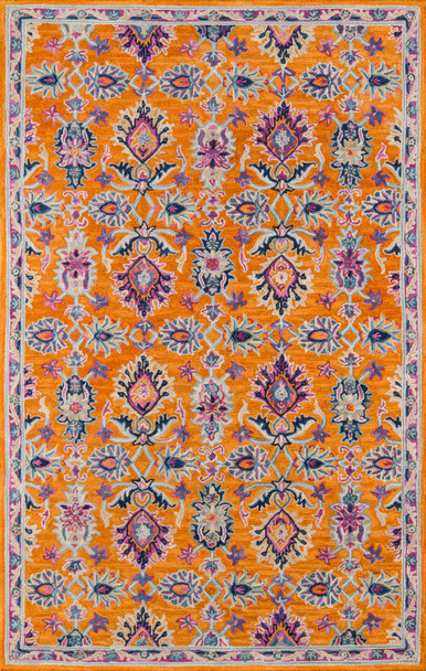 Momeni Ibiza IBI-4 Orange Hand Tufted Area Rugs