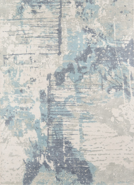 Momeni Illusions IL-04 Blue Hand Tufted Area Rugs
