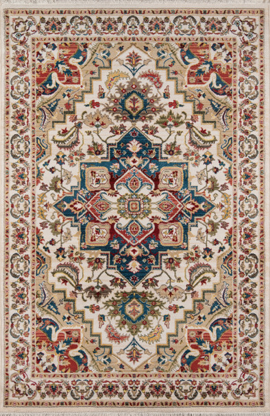 Momeni Lenox LE-01 Ivory Machine Made Area Rugs