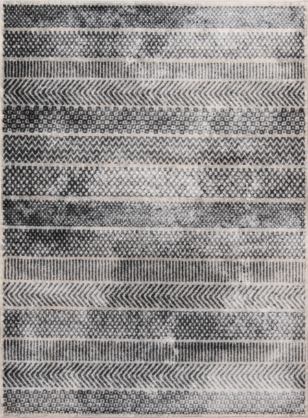 Momeni Logan LGN-2 Grey Machine Made Area Rugs