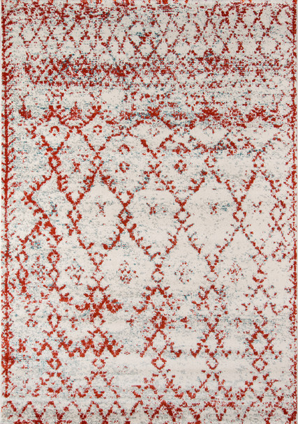 Momeni Loft LO-10 Rust Machine Made Area Rugs