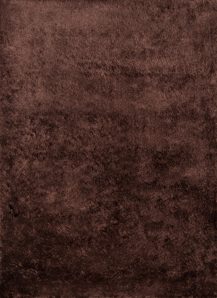 Momeni Luster Shag LS-01 Brown Hand Tufted Area Rugs
