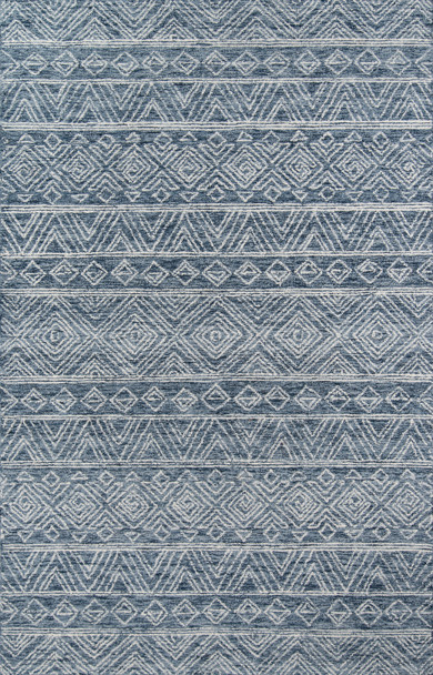 Momeni Mallorca MRC-2 Denim Hand Hooked Area Rugs