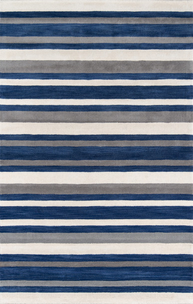 Momeni Metro MT-27 Navy Hand Tufted Area Rugs