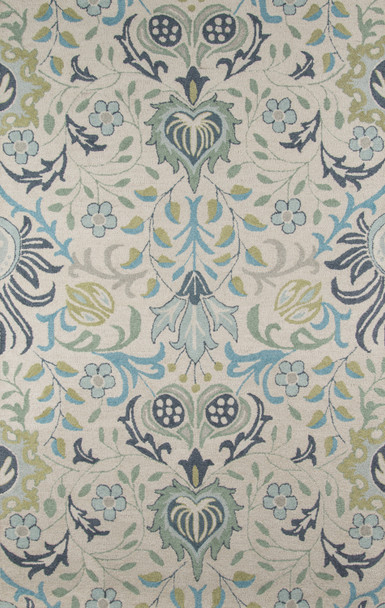 Momeni Newport NP-12 Blue Hand Tufted Area Rugs