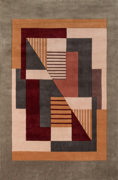 Momeni New Wave NW-06 Multi Hand Tufted Area Rugs