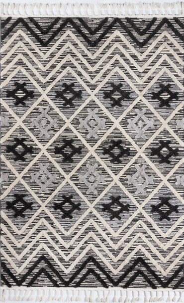 Momeni Odessa ODE-2 Black Machine Made Area Rugs