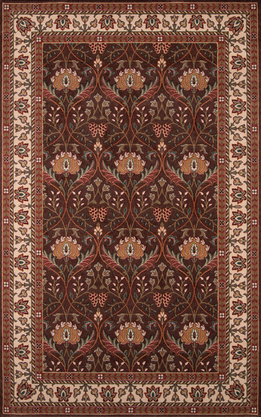 Momeni Persian Garden PG-12 Cocoa Machine Made Area Rugs