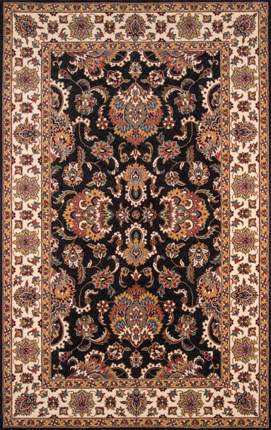 Momeni Persian Garden PG-14 Charcoal Machine Made Area Rugs
