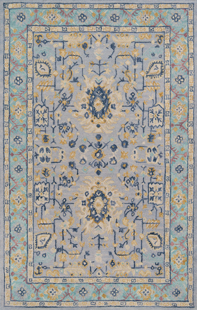 Momeni Tangier TAN30 Blue Hand Tufted Area Rugs