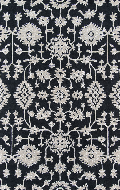 Momeni Valencia VAL-4 Charcoal Hand Tufted Area Rugs