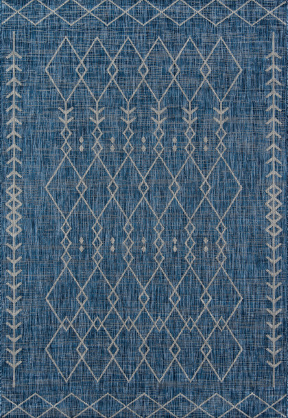 Novogratz Villa VI-08 Blue Machine Made Area Rugs