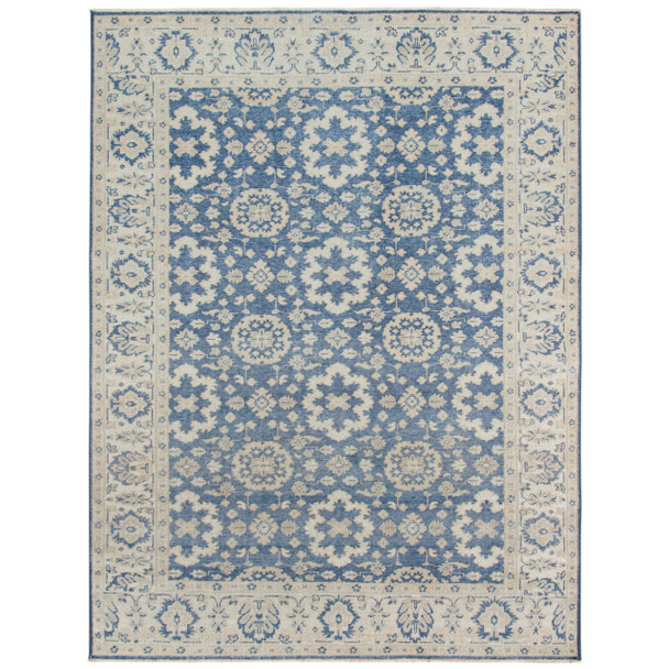 Amer Rugs Ainsley AIN-5 Stone Blue Blue Hand-knotted Area Rugs