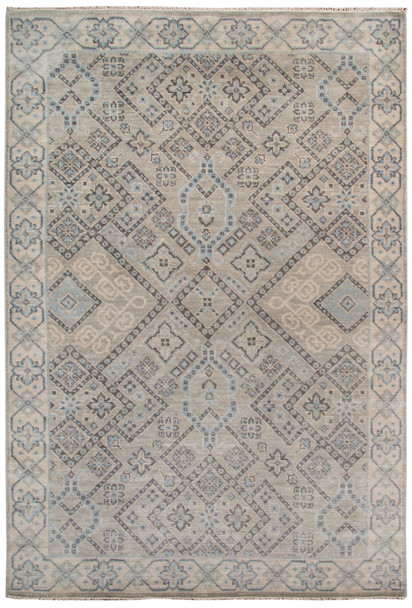 Amer Rugs Blu BLU-37 Silver Gray Hand-knotted Area Rugs