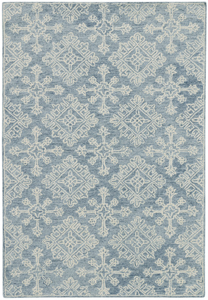 Amer Rugs Boston BOS-35 Sky Blue Blue Hand-tufted Area Rugs