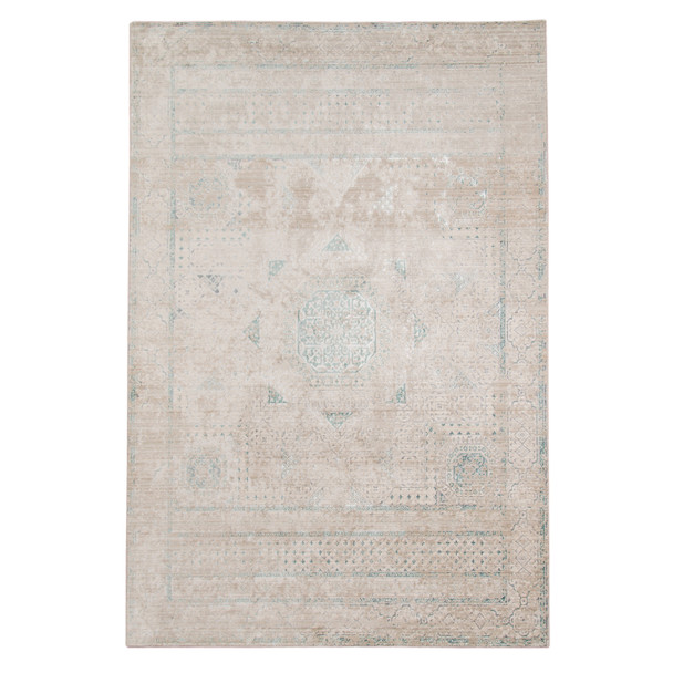 Amer Rugs Cambridge CAM-32 Aqua Blue Beige Machine-made Area Rugs