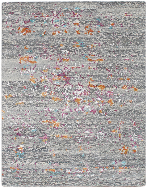 Amer Rugs Essence ESS-5 Storm Gray Hand-knotted Area Rugs