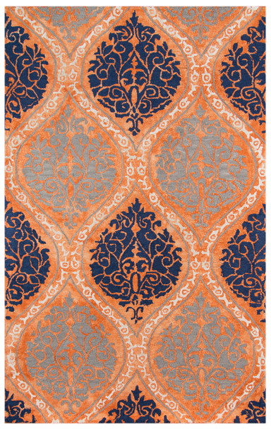Amer Rugs Kanoka KAN-20 Orange Orange Hand-tufted Area Rugs